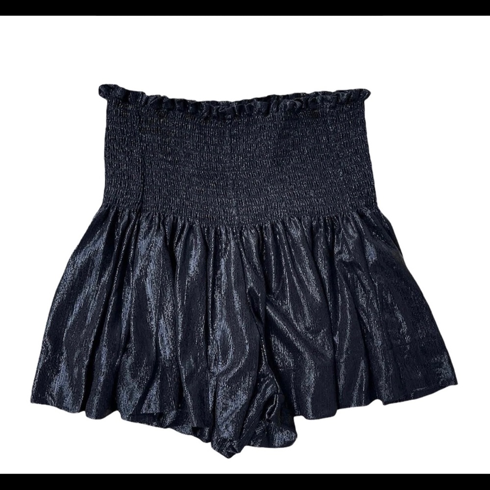 Queen of Sparkle Black Swing Shorts XL NWOT
